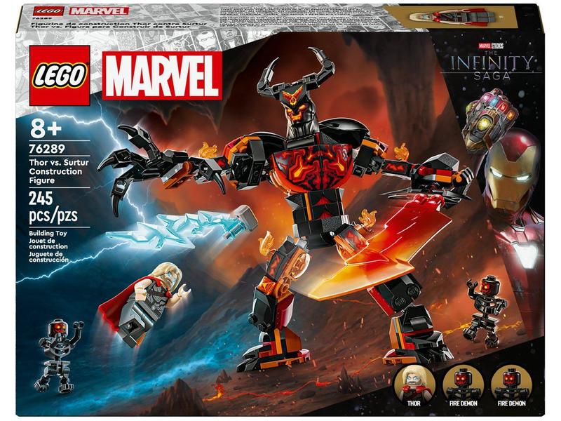 LEGO Marvel Infinity Saga Thor Vs Surtur 245 Peças 8+ 76289
